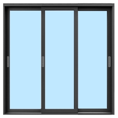 baie-coulisante-3-vantaux​-2-rails