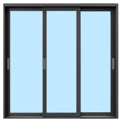 baie-coulisante-3-vantaux​-2-rails