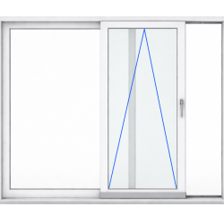 Baie vitrée coulissante en PVC Coulissant à Translation PSK
