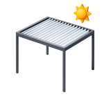 Icône tenue au vent pergola Xtesa Plain AVA GROUP Nice