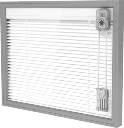 SL 20-22C Manuelle à cordon Orientation, Montée et descente Le cordon est maintenu sous tension à l'aide du tendeur appliqué sur le verre.